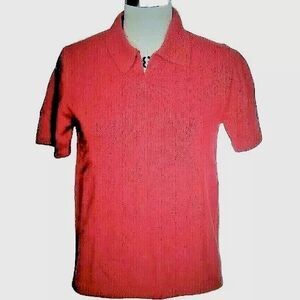 Land's End Woman's Size 6-8 V Neck Top  100% Cotton Coral New